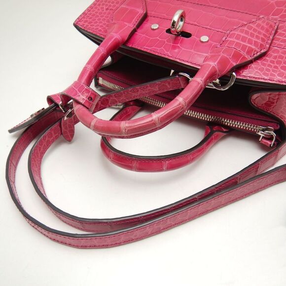 Louis Vuitton Mini Handbag Alligator Rose Fuchsia - Picture 5 of 8